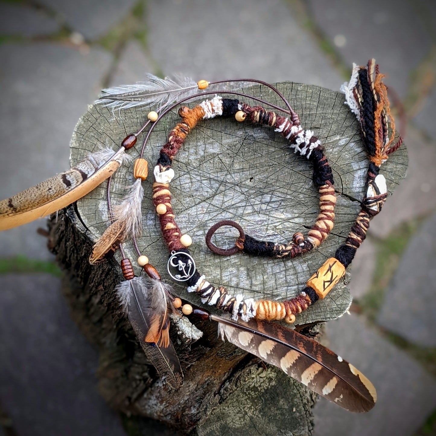 Hairwrap Luna negra (2v1)