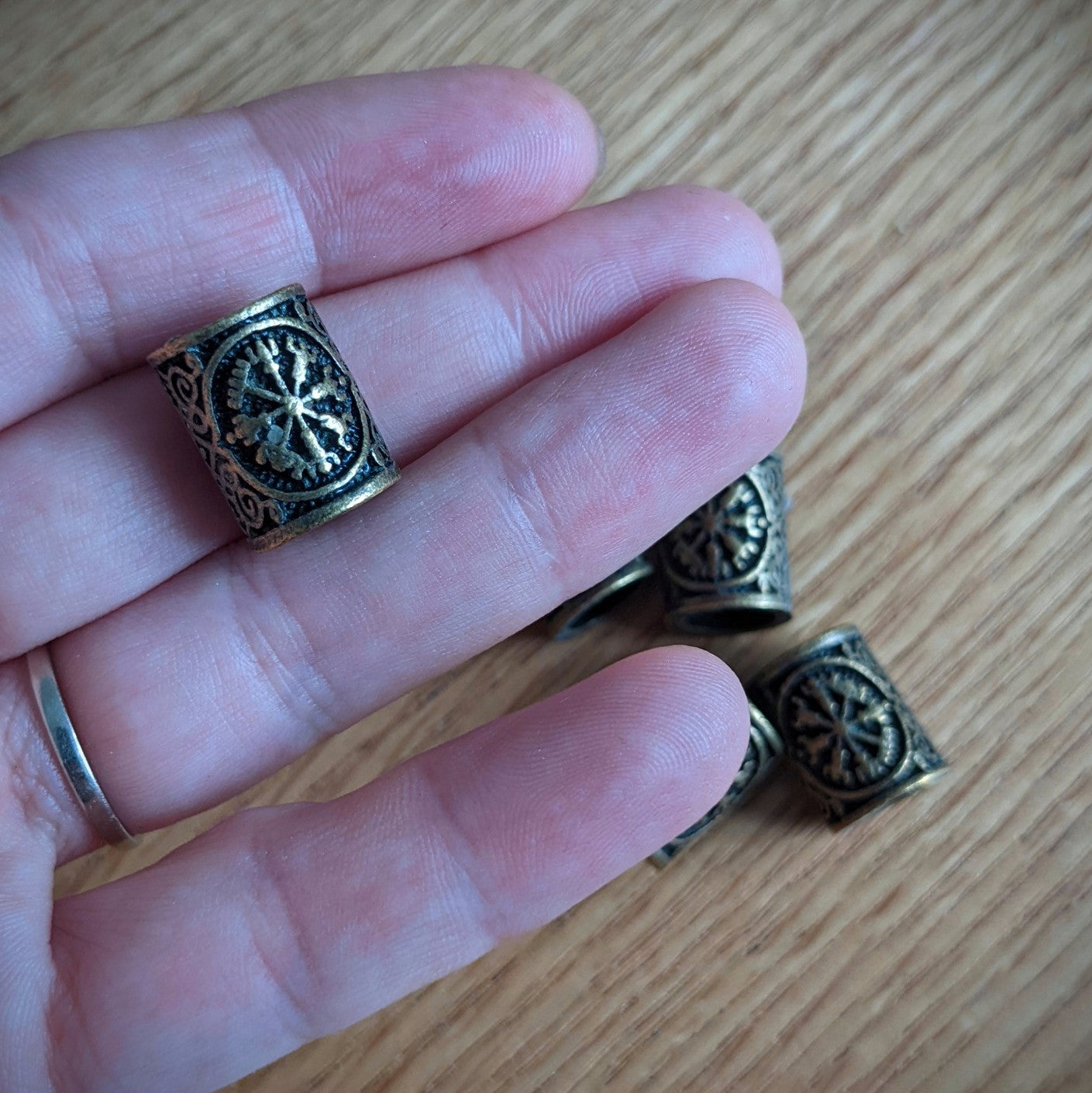 Ragnar metal beads