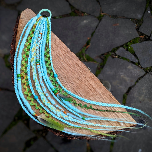 Braided dreadlock elastic band Ariadne