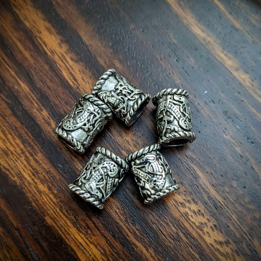 Korálky kovové viking