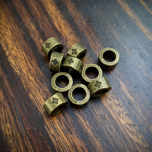 Metal beads, brass