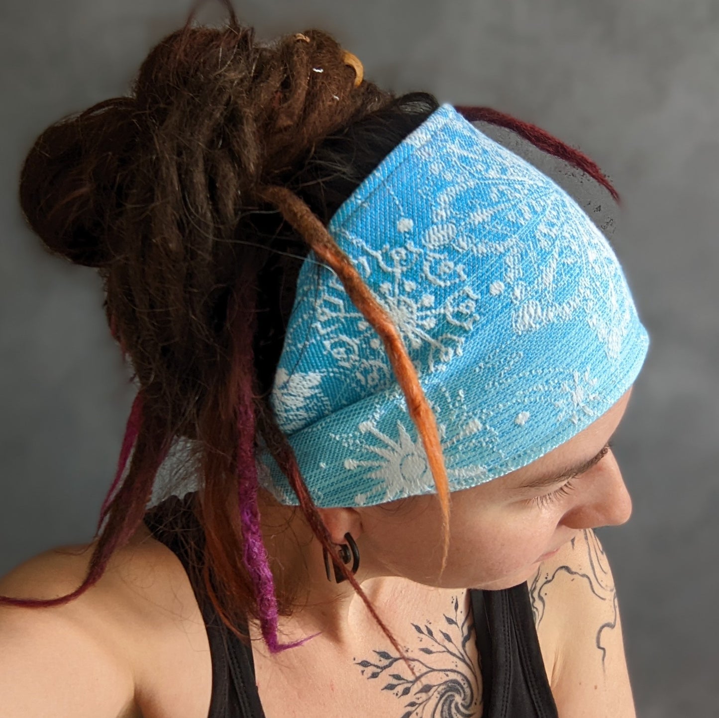 Scarf headband Snowflake 1