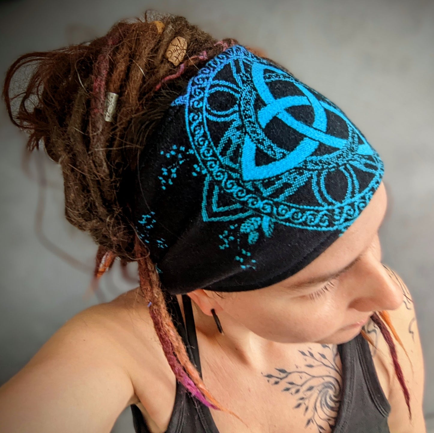 Triquetra scarf headband