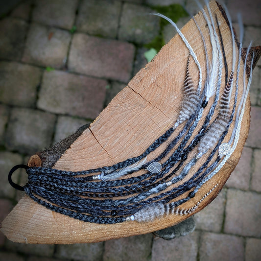 Braided dreadlock elastic band Abholos
