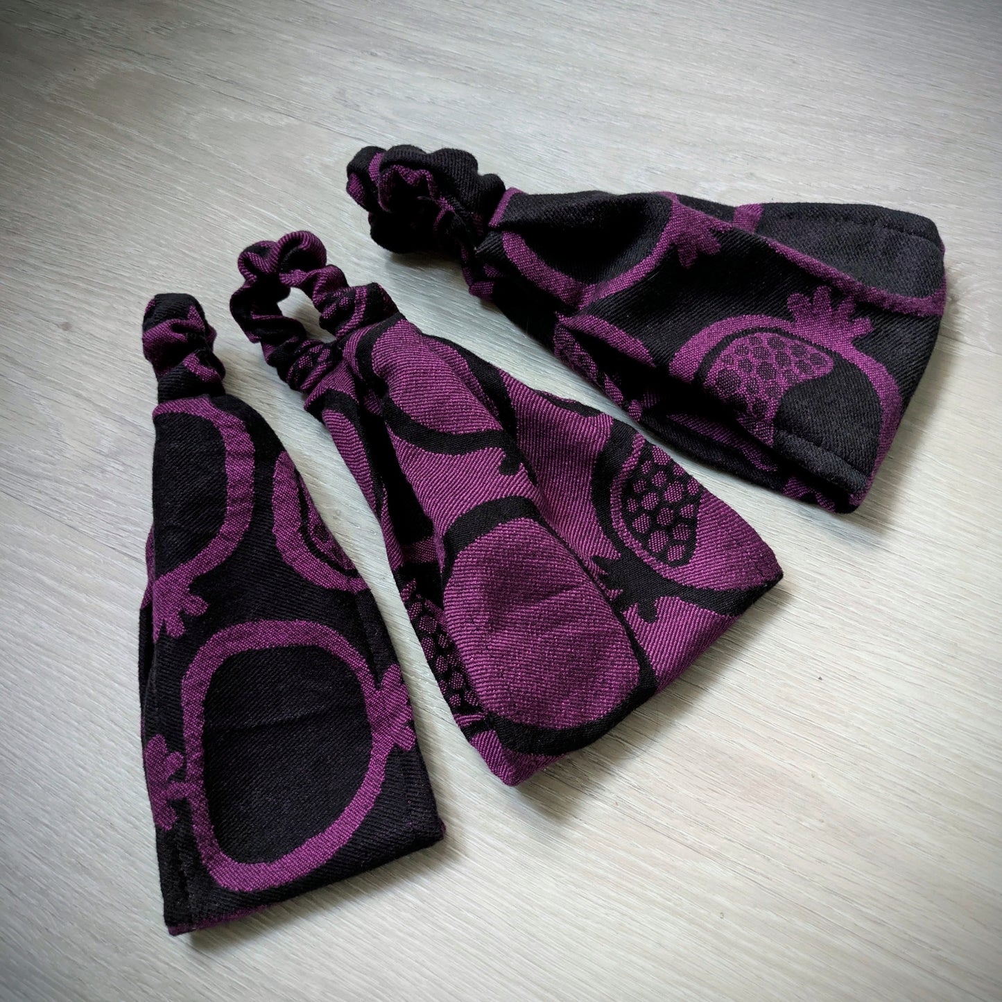 Scarf headband Pomegranate