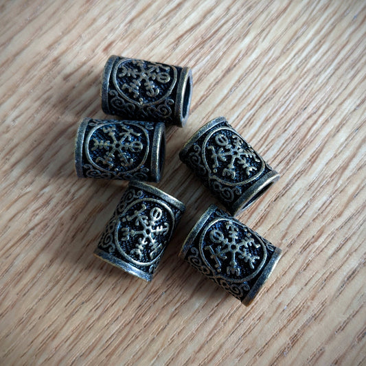 Metal nordic beads