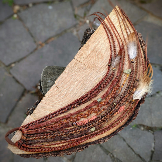 Braided dreadlock elastic band Ymir