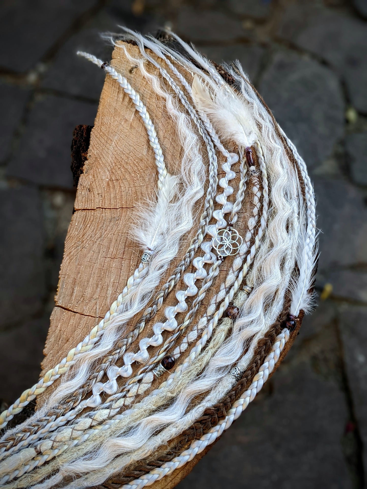 Braid dreadlock elastic band Raiden