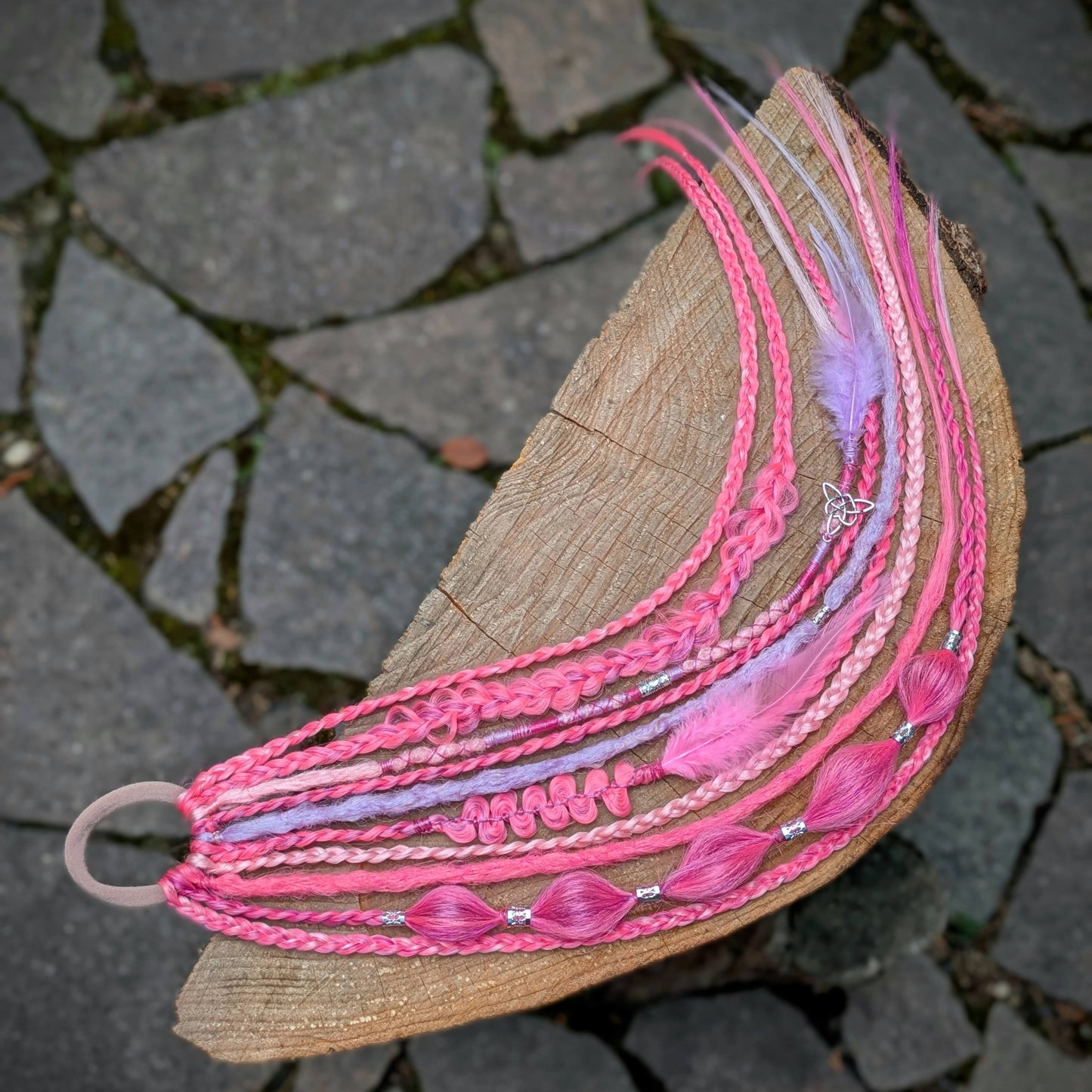 Allannia braid dreadlock elastic