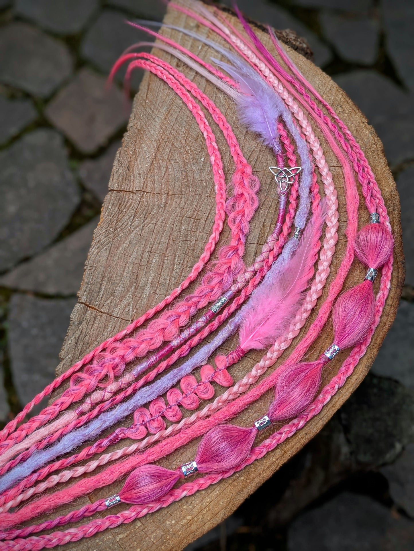 Allannia braid dreadlock elastic