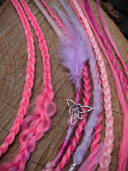 Allannia braid dreadlock elastic