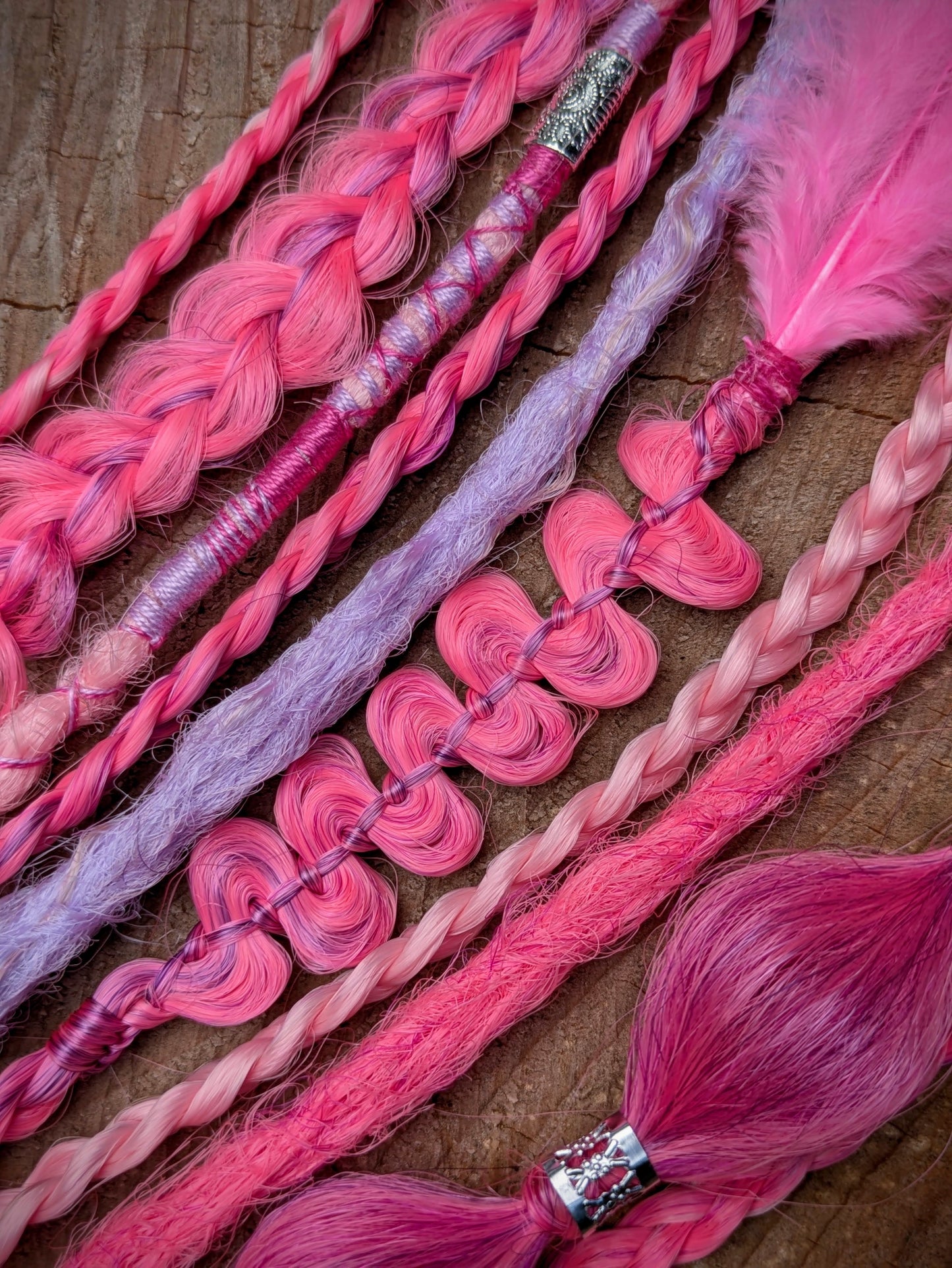 Allannia braid dreadlock elastic