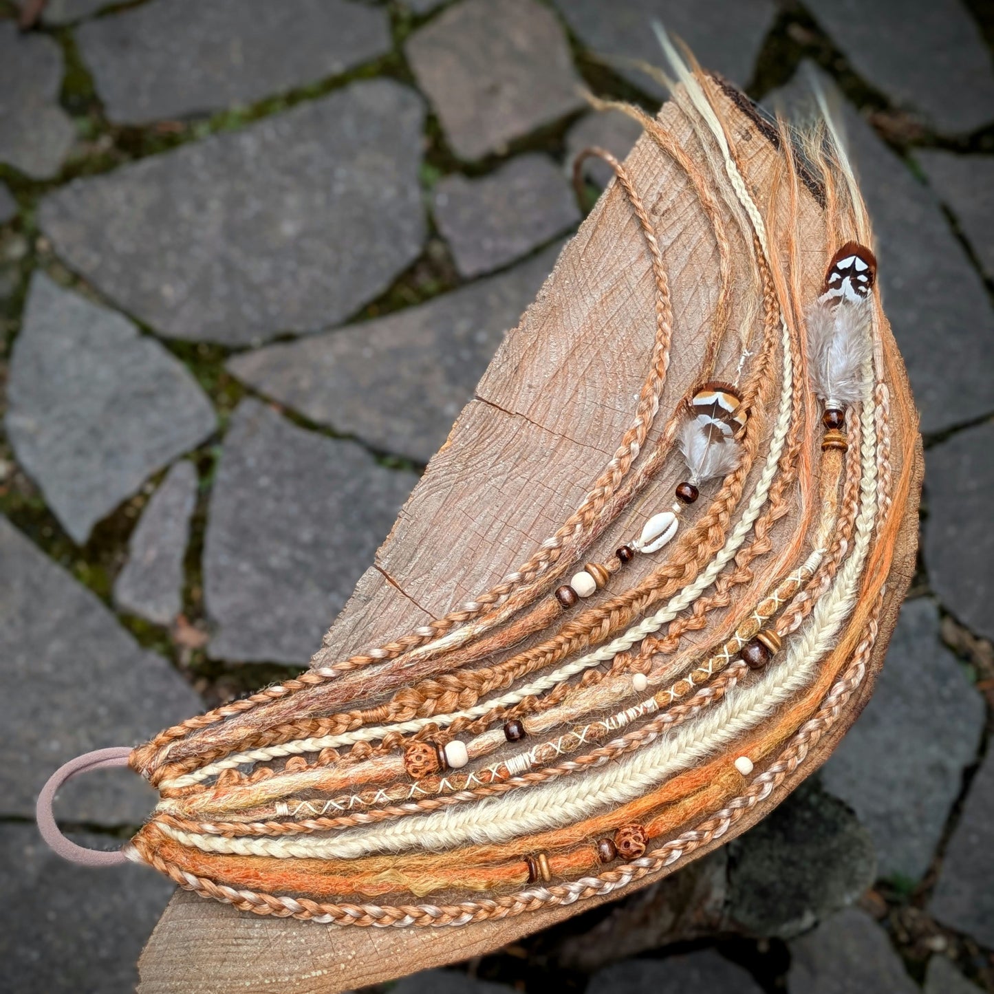 Braid dreadlock elastic band Aranarth