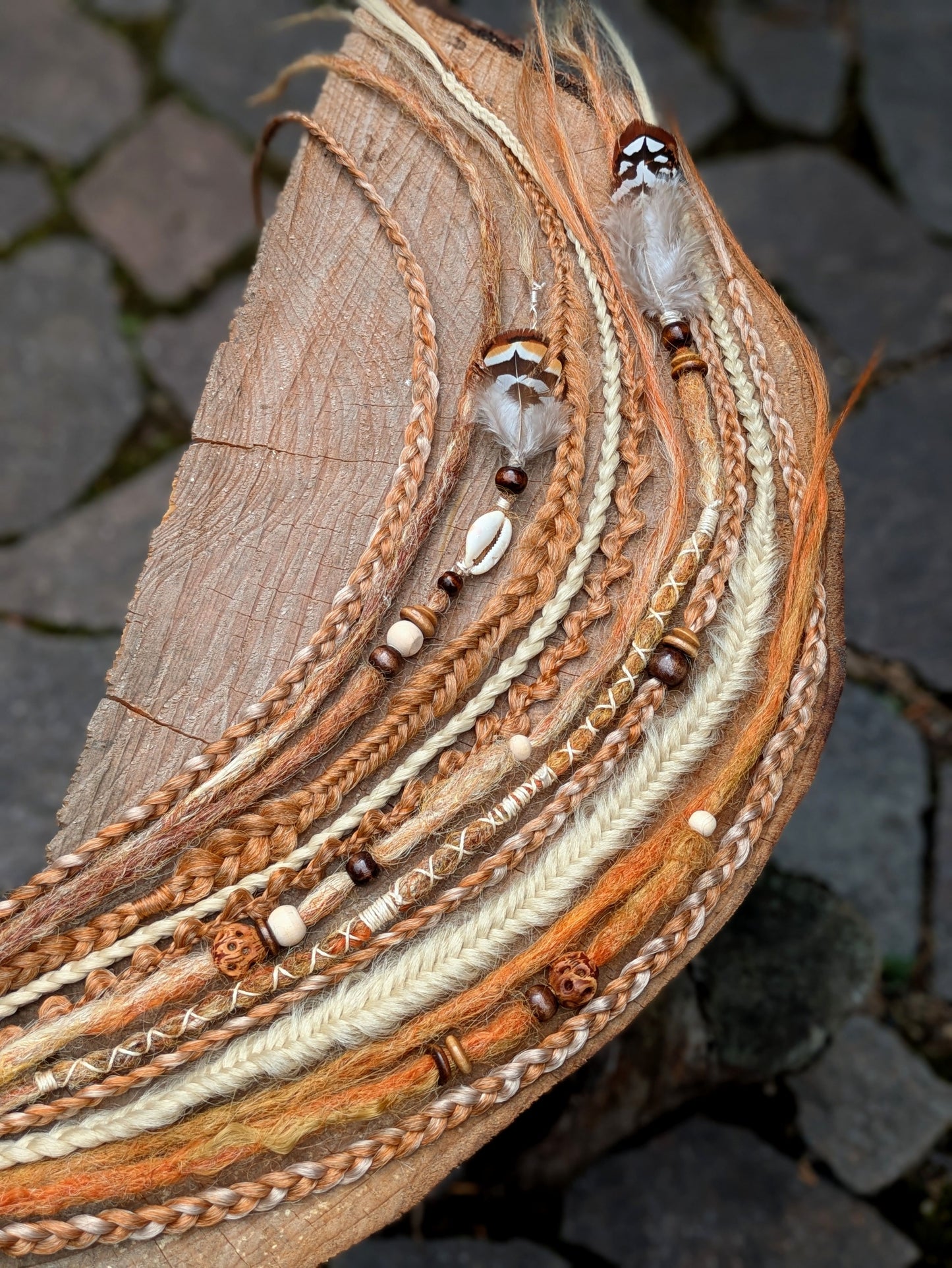 Braid dreadlock elastic band Aranarth