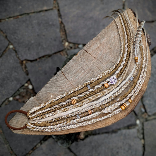 Allannia braid dreadlock elastic