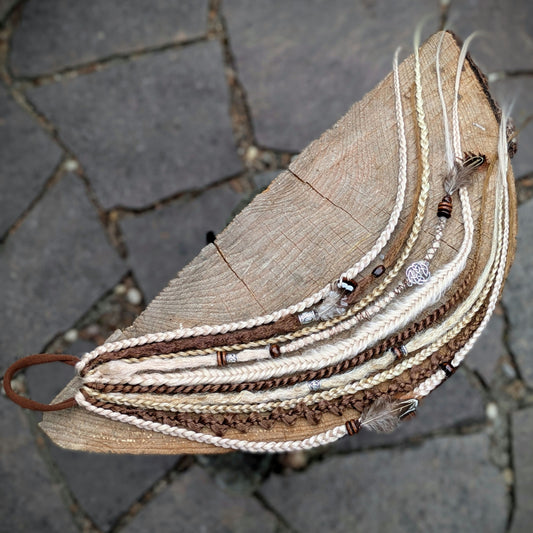 Allannia braid dreadlock elastic