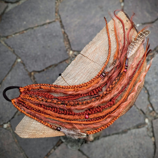 Allannia braid dreadlock elastic