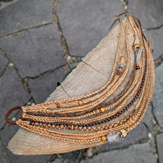 Allannia braid dreadlock elastic