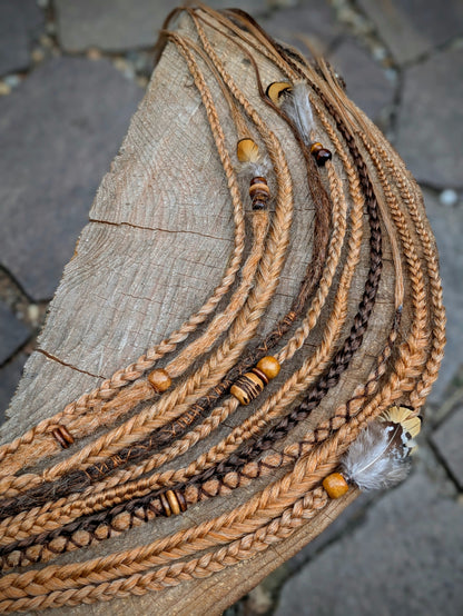 Allannia braid dreadlock elastic