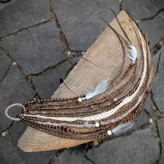 Allannia braid dreadlock elastic