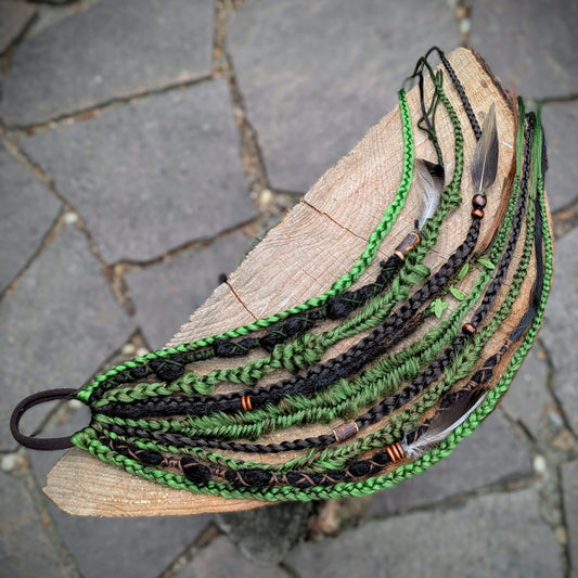 Allannia braid dreadlock elastic