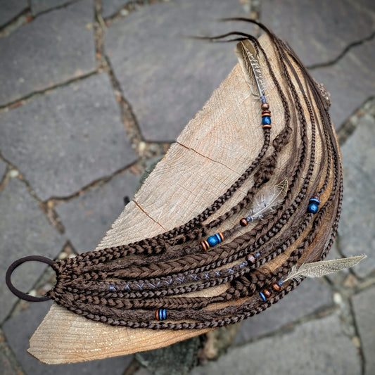 Allannia braid dreadlock elastic