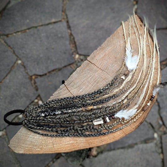 Allannia braid dreadlock elastic