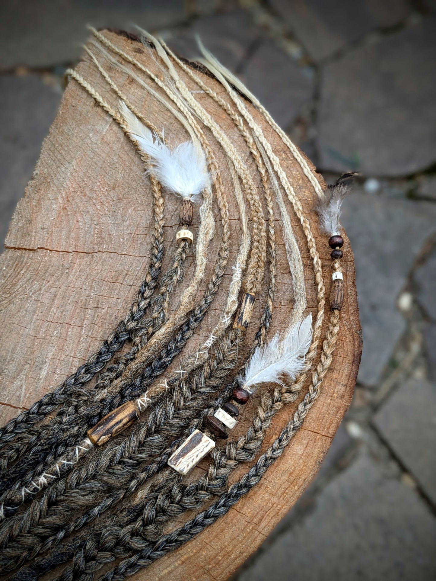 Allannia braid dreadlock elastic