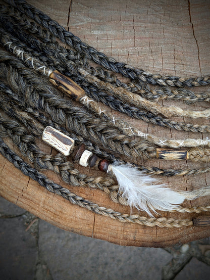 Allannia braid dreadlock elastic
