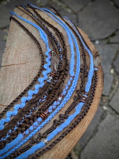 Allannia braid dreadlock elastic