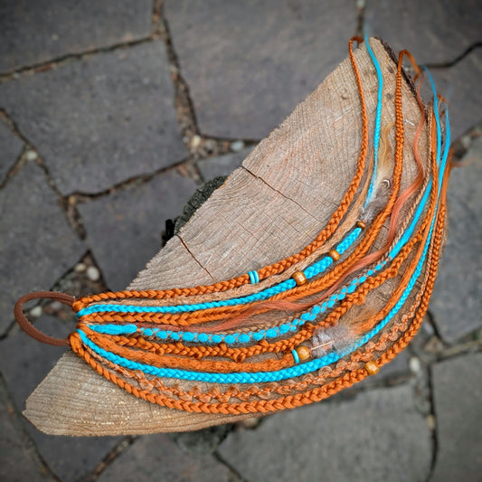 Allannia braid dreadlock elastic