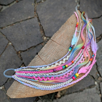 Allannia braid dreadlock elastic