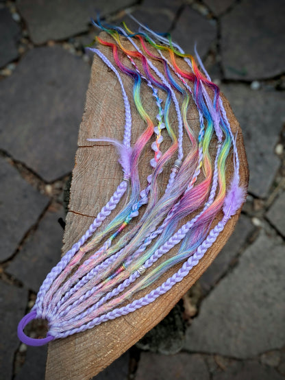 Allannia braid dreadlock elastic