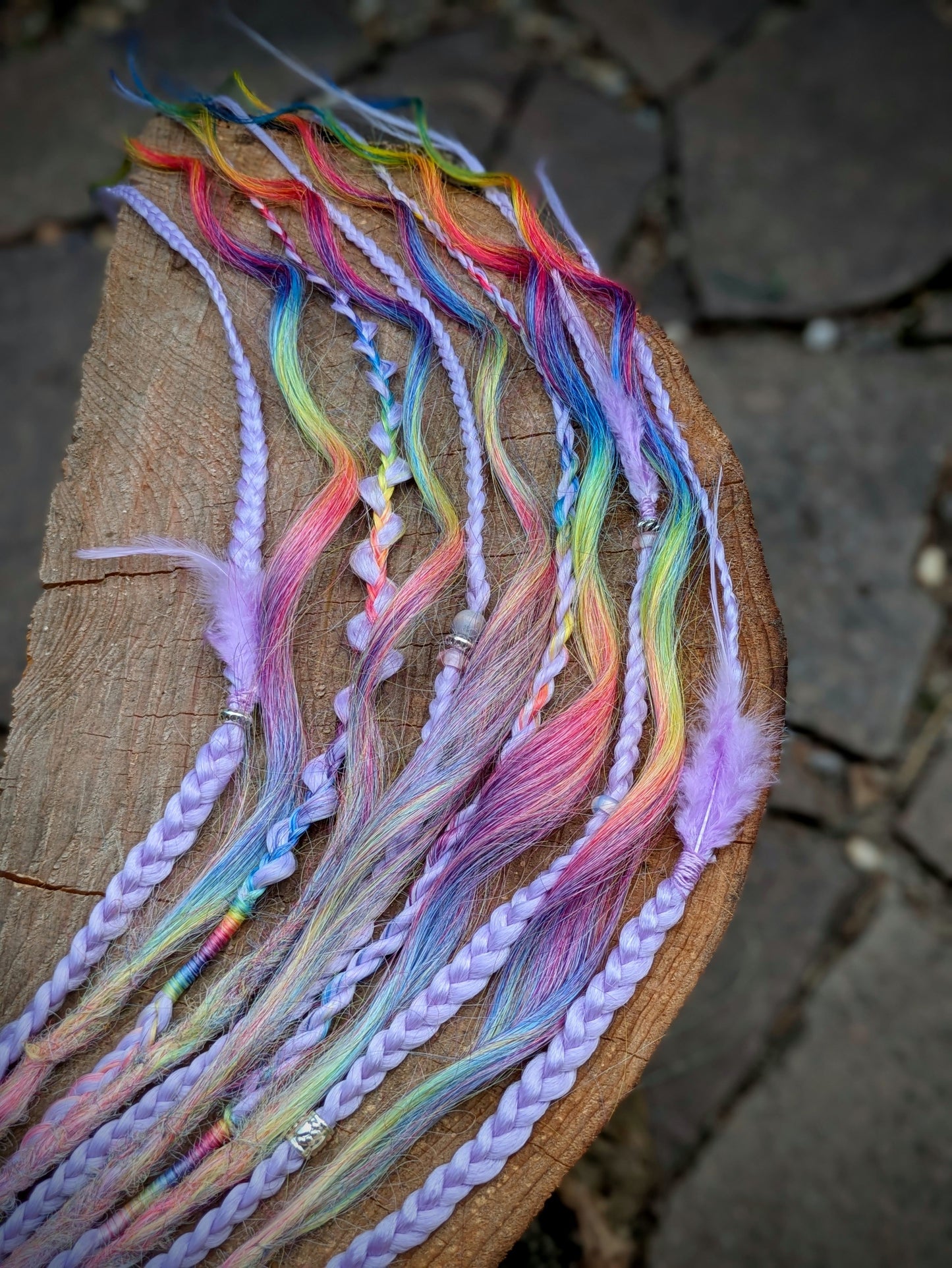 Allannia braid dreadlock elastic