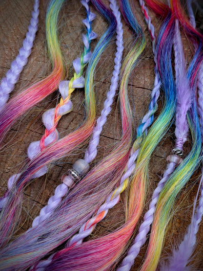 Allannia braid dreadlock elastic
