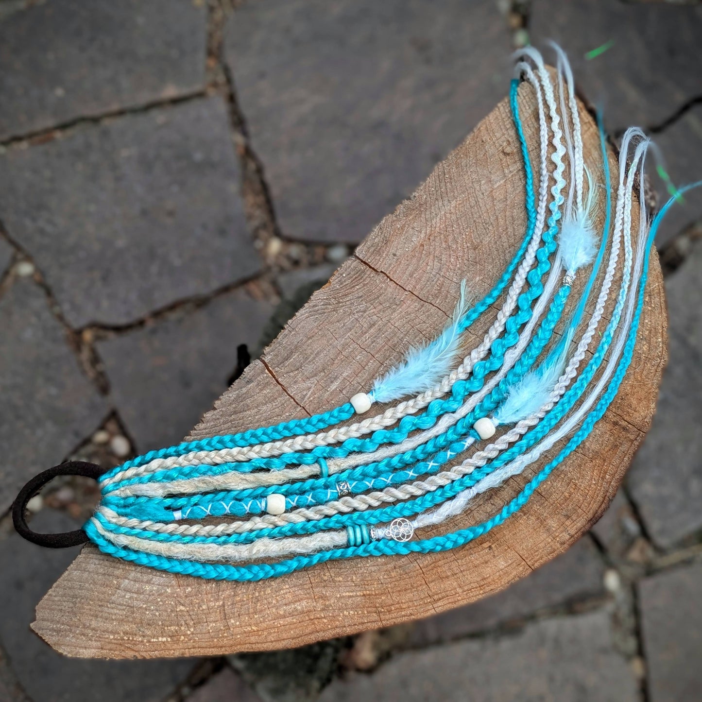 Allannia braid dreadlock elastic