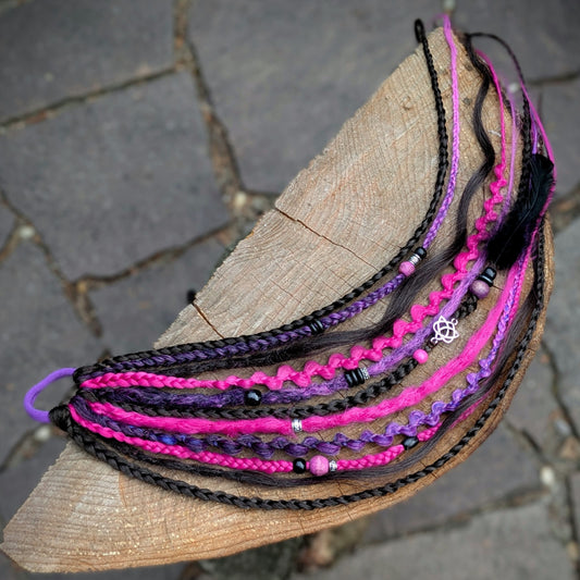 Allannia braid dreadlock elastic