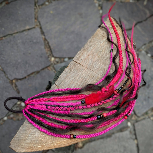 Allannia braid dreadlock elastic