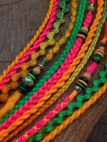Allannia braid dreadlock elastic