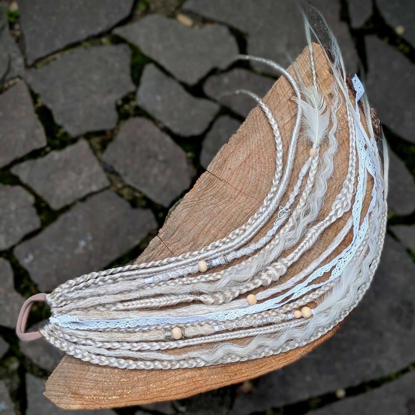 Allannia braid dreadlock elastic
