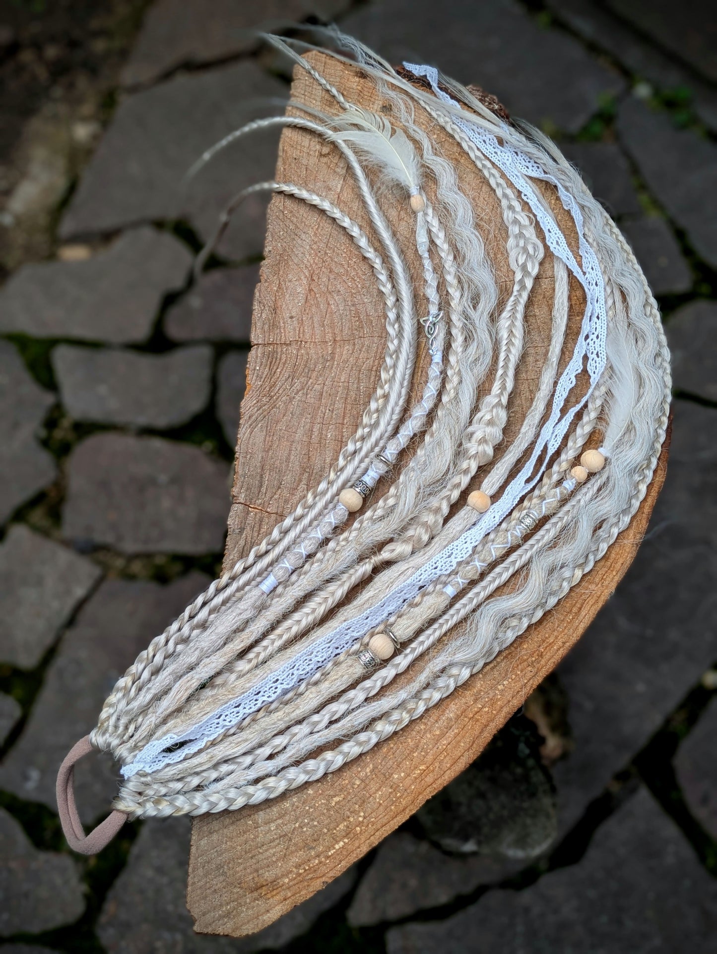 Allannia braid dreadlock elastic