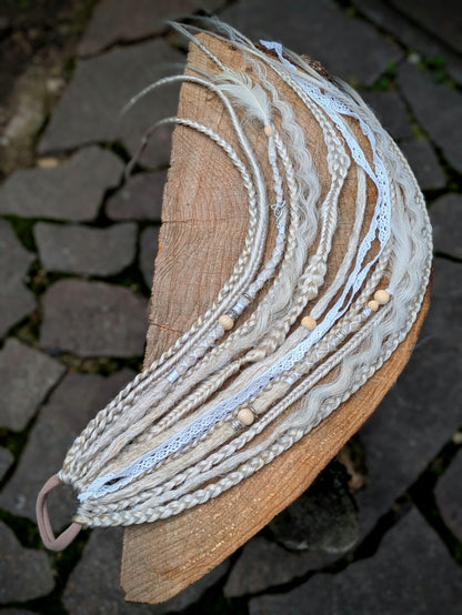 Allannia braid dreadlock elastic