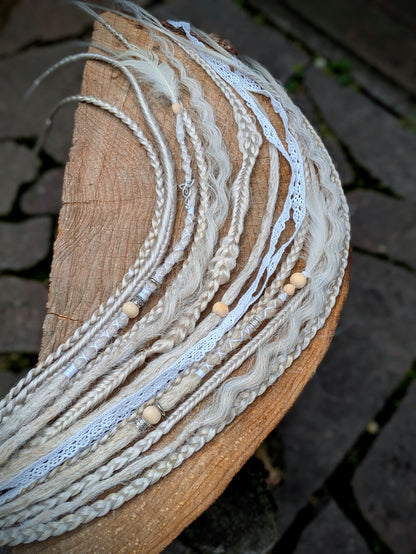 Allannia braid dreadlock elastic