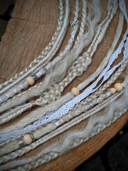Allannia braid dreadlock elastic