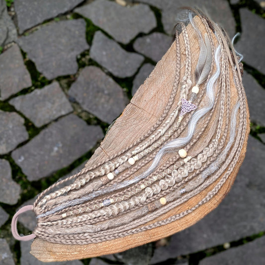 Allannia braid dreadlock elastic
