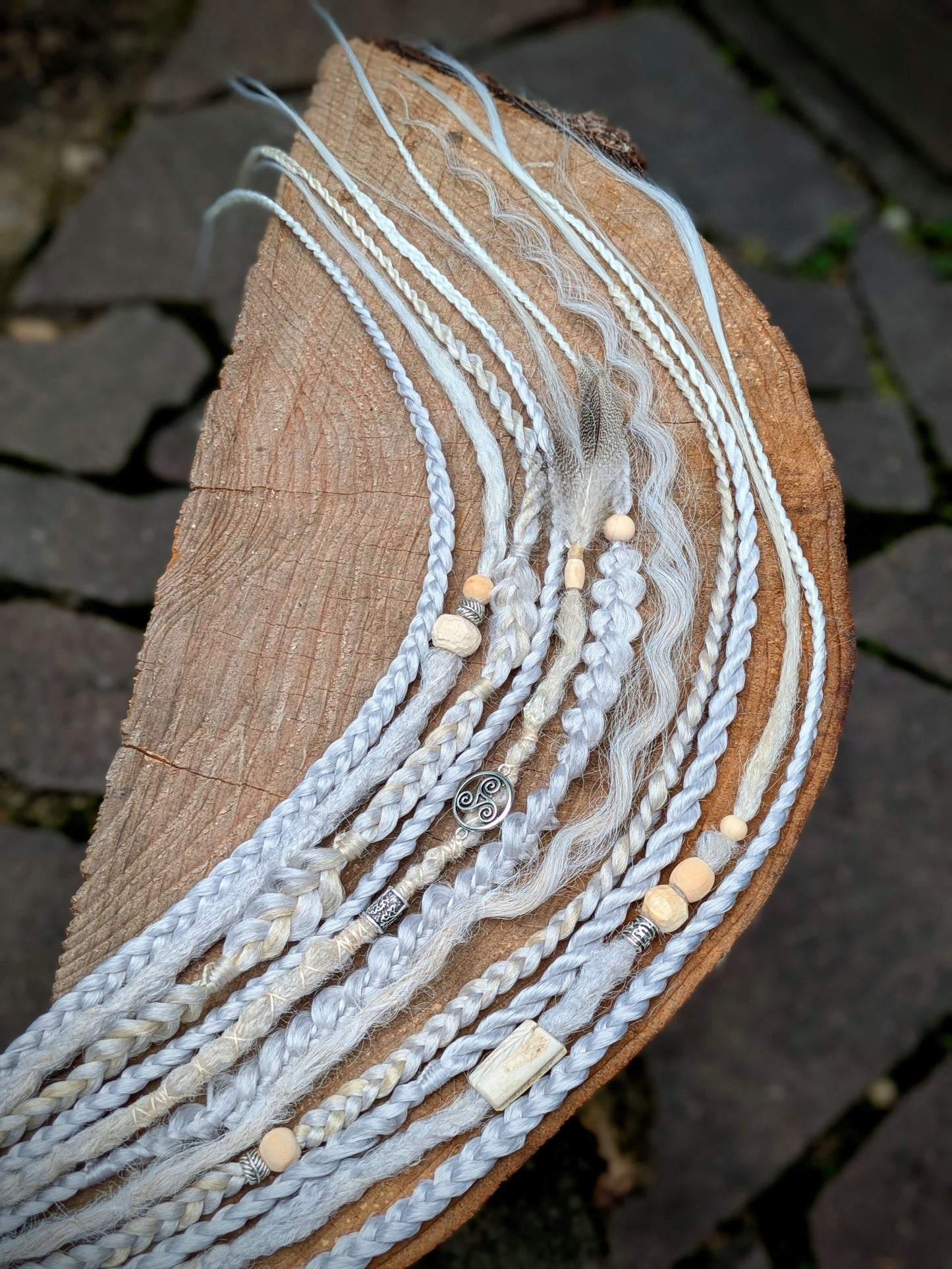 Allannia braid dreadlock elastic