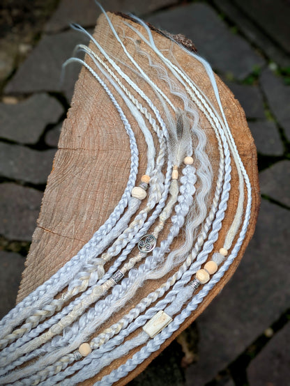 Allannia braid dreadlock elastic