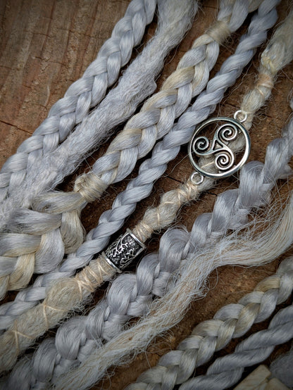 Allannia braid dreadlock elastic