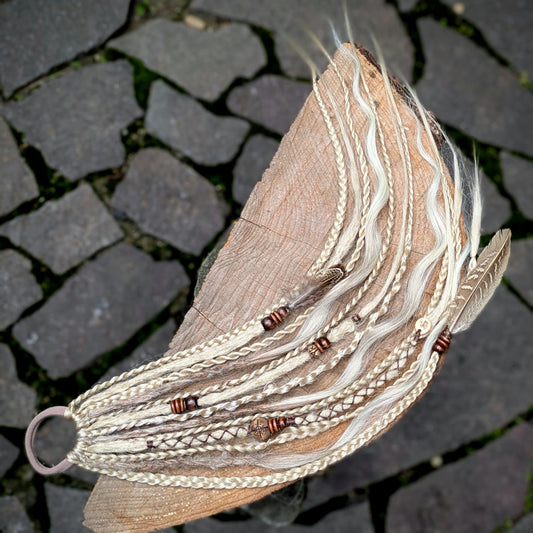 Allannia braid dreadlock elastic