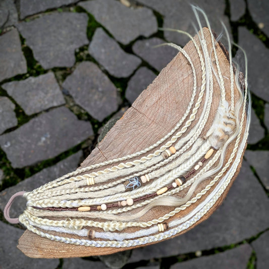 Allannia braid dreadlock elastic
